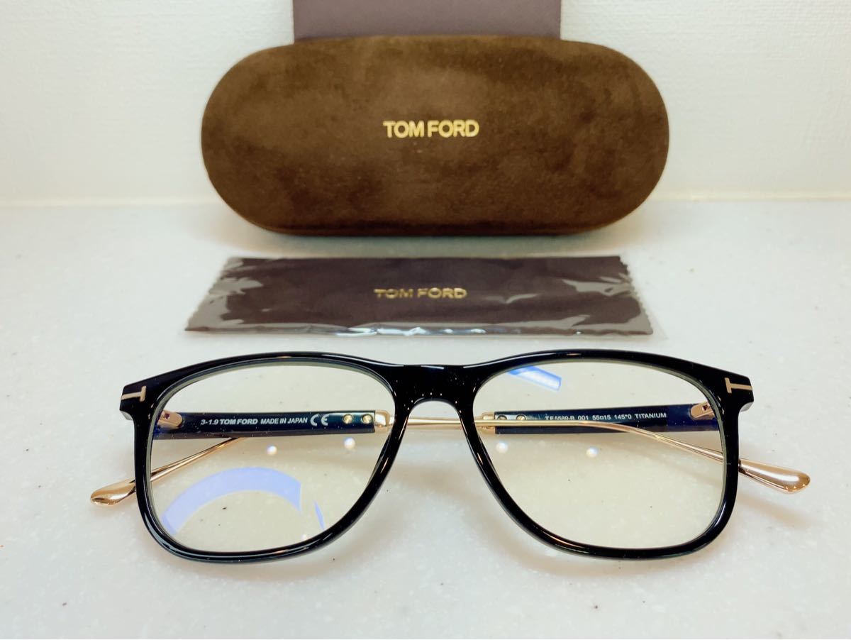 TOMFORD チタン8万円高級トムフォード ブルーライFT5589 001 www.gyals.mn
