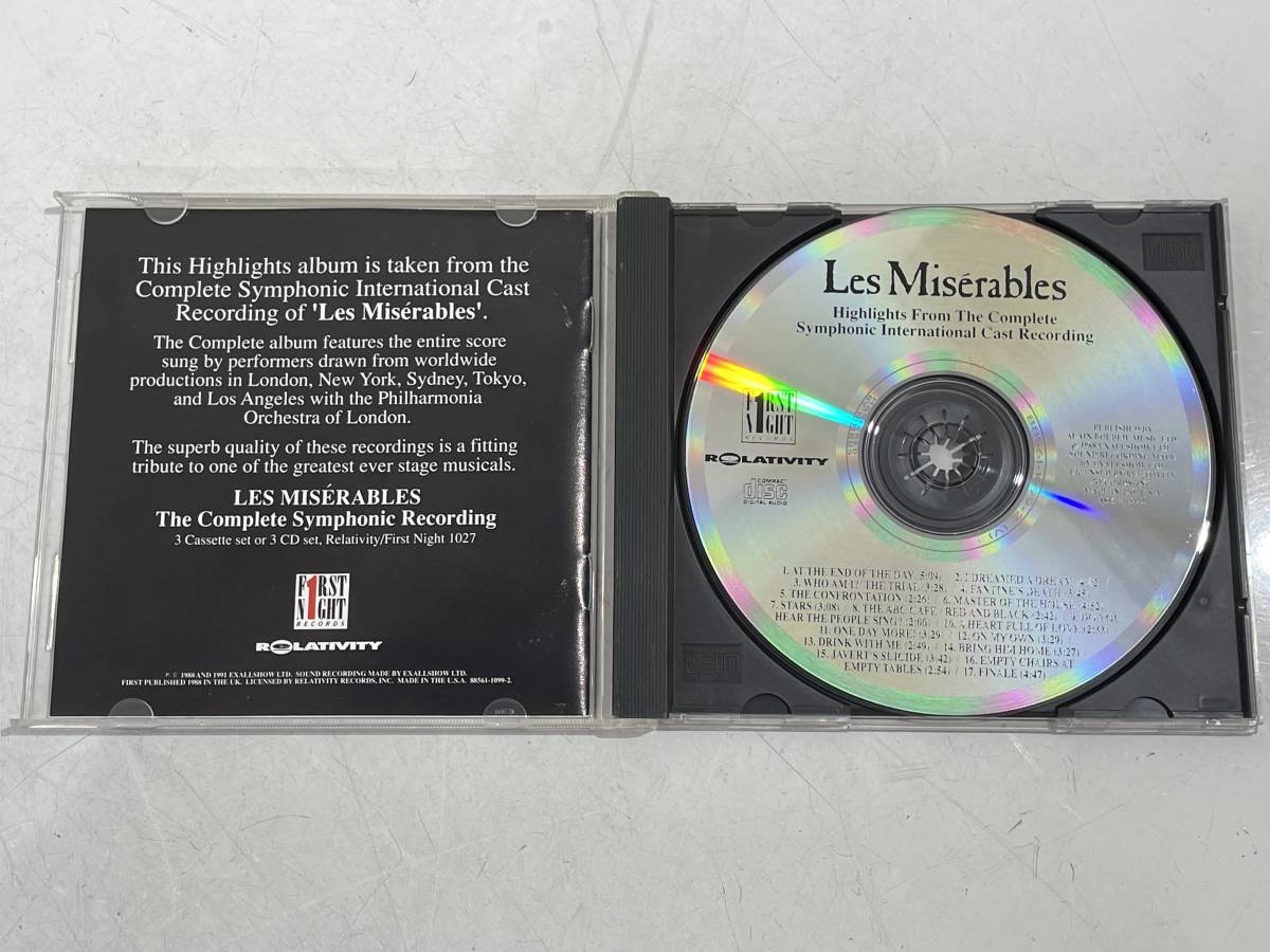 ★【輸入盤 映画音楽CD】ミュージカル レ・ミゼラブル Les Misrable★盤面美品 送料180円～_画像3