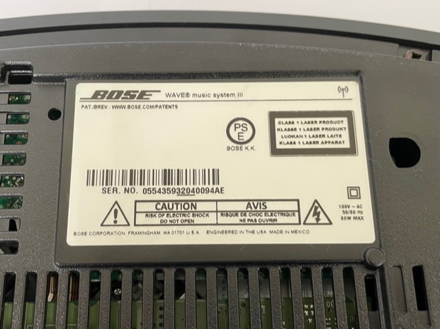 BOSE/ボーズ】WAVE MUSIC SYSTEM Ⅲ/WAVE BLUETOOTH MUSIC ADAPTER