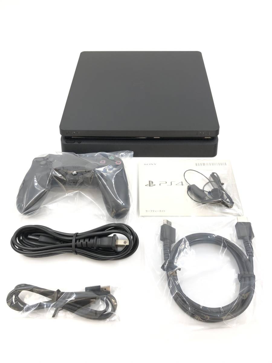 極 完品 PlayStation4 ジェットブラック 500Gb CUH-2200A B01 あり(PS4 