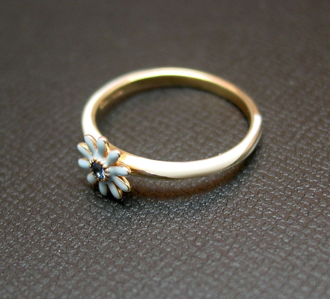 *98[T.B]K10YG sapphire ring STAR JEWELRY ( Star Jewelry )1.4g*