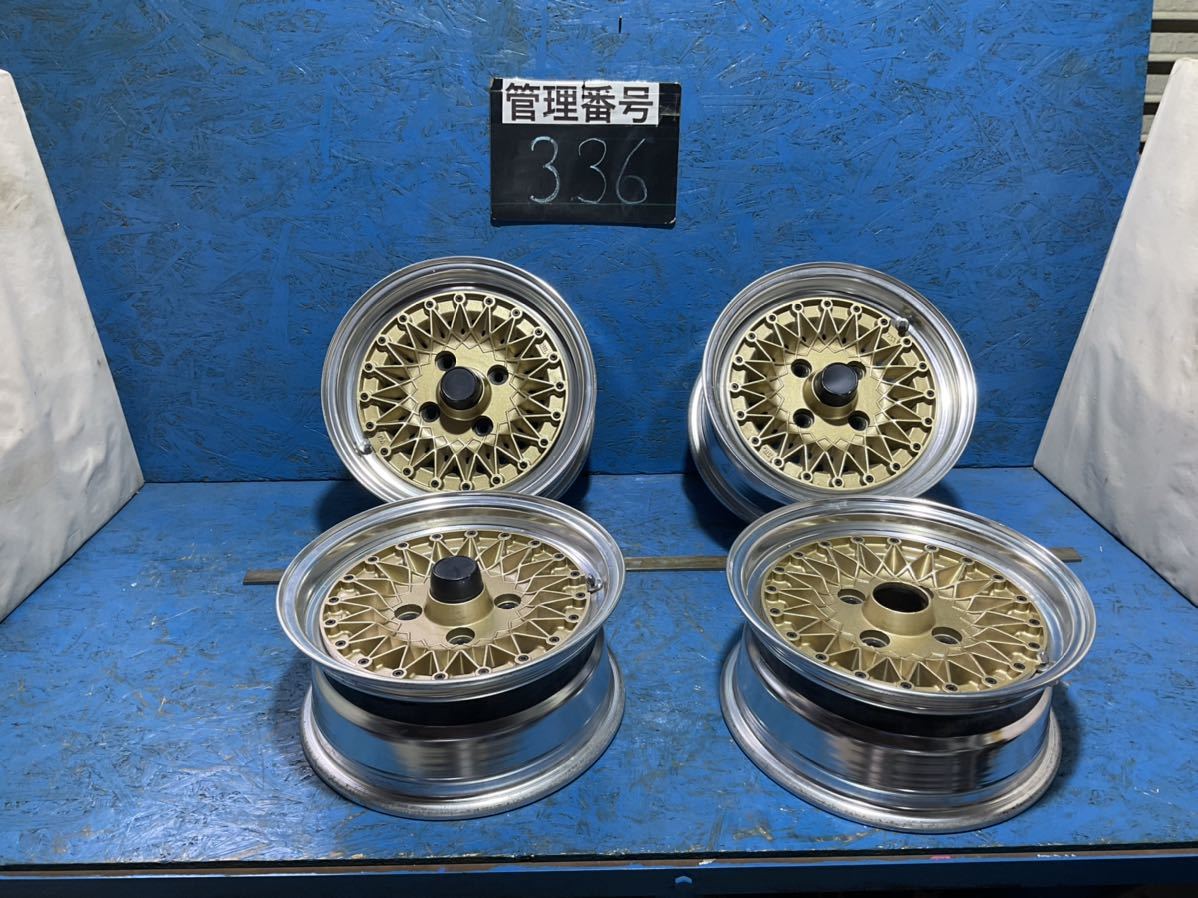 336〉ホイール4本セット GOODYEAR 14インチ6J オフセット+17 PCD4H114