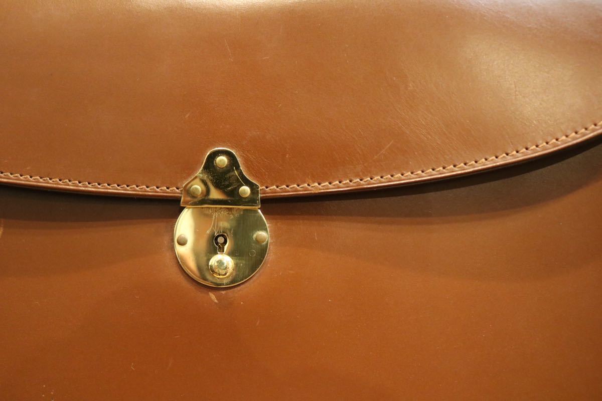 美品 Rutherfords 808Lock Folio Case Conker ラザフォード トング