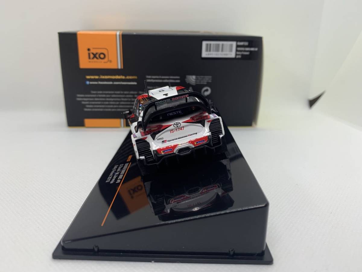 IXO 1/43 トヨタ ヤリス Toyota Yaris WRC #8 O.TANAK M. Jarveoja Rally Finland 2019 J04-05-203-2_画像3