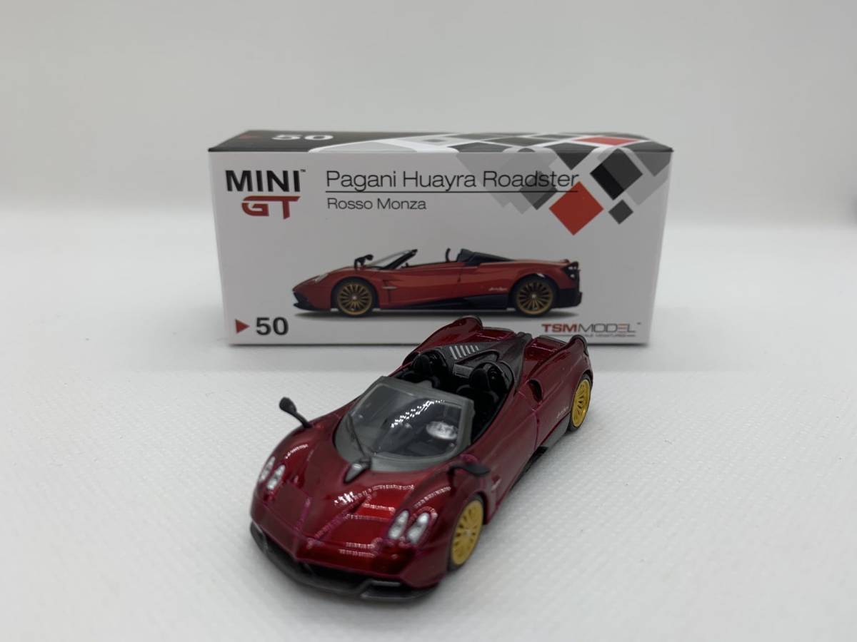 TSM 1/64 パガーニ Pagani Huayra Roadster Rosso Monza LHD NO.50 J04-R-103_画像1