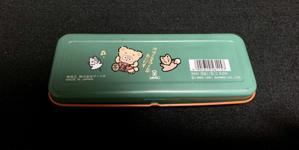 【希少】　1991年製　サンリオ　ぽこぽん日記　缶ペンケース_画像4