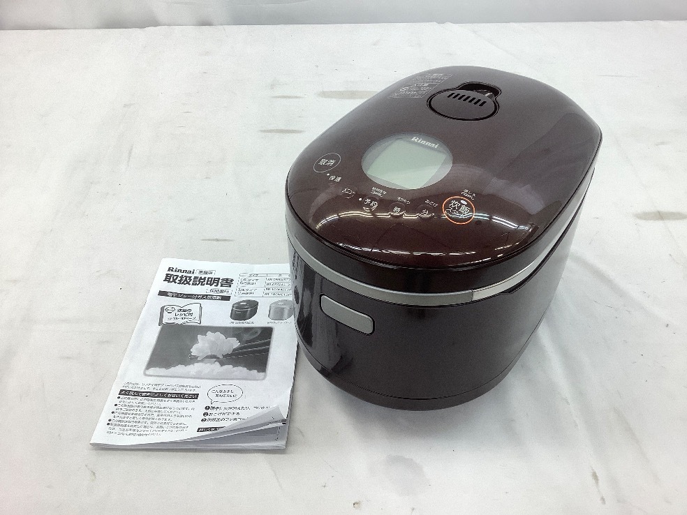Rinnai リンナイ ガス炊飯器 直火の匠 RR-055MST2(DB) 保温チェック