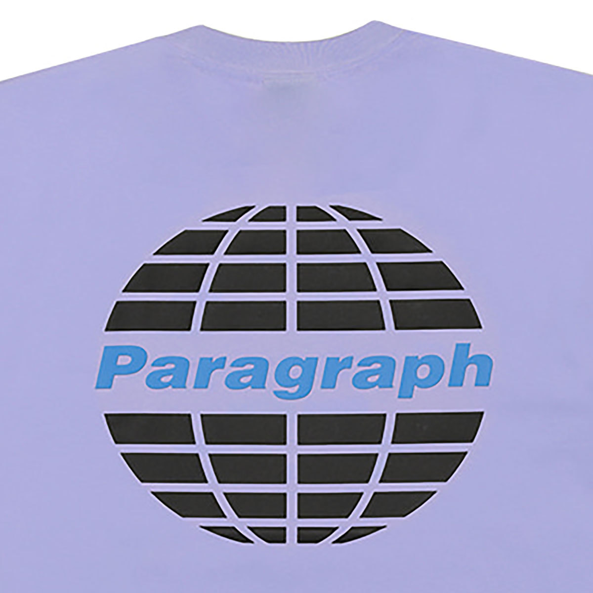 パラグラフ 確実正規品 直輸入 厚盛ラバープリント ブランドロゴ Tシャツ パープル_画像4