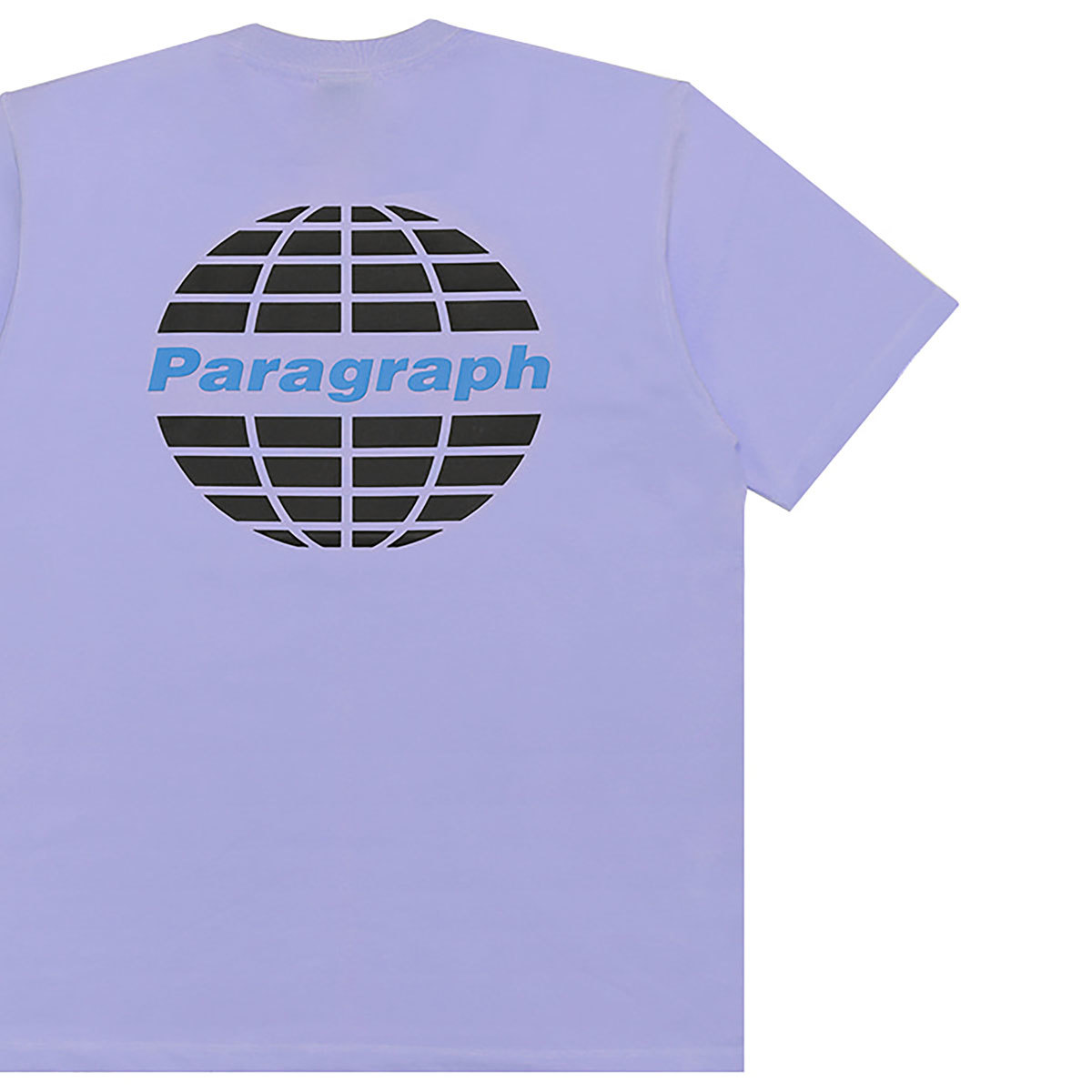 パラグラフ 確実正規品 直輸入 厚盛ラバープリント ブランドロゴ Tシャツ パープル_画像3