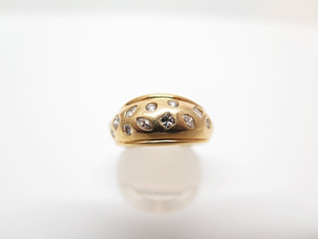 ★☆【ゴールド】K18 ダイヤモンド 0.50ct デザイン リング 指輪 #12 ot☆★