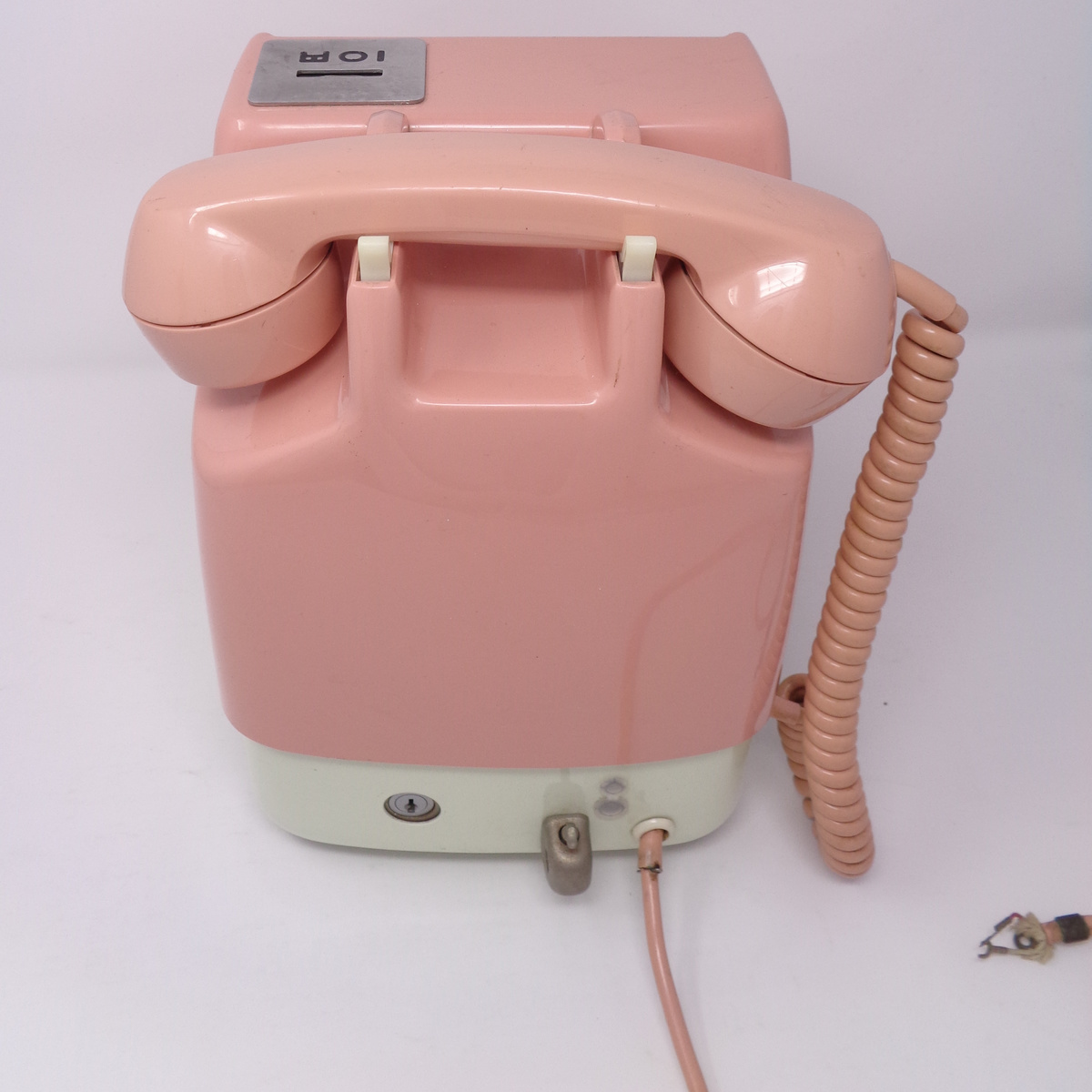 ピンク電話 公衆電話 ダイヤル式 鍵無し /レトロ/昭和/アンティーク/電話機