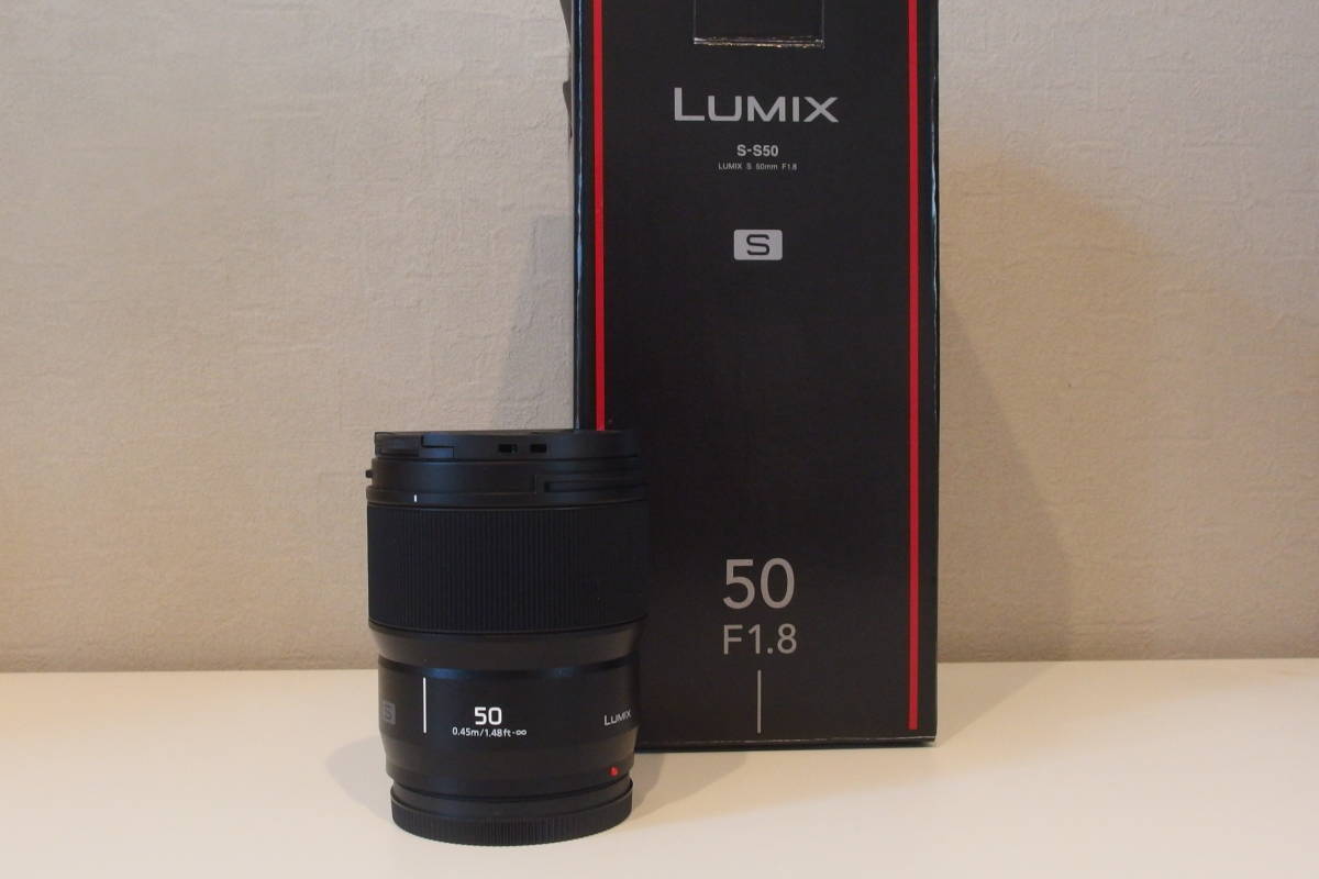 LUMIX S 50mm F1.8 S-S50 未使用 開封品 lram-fgr.ma