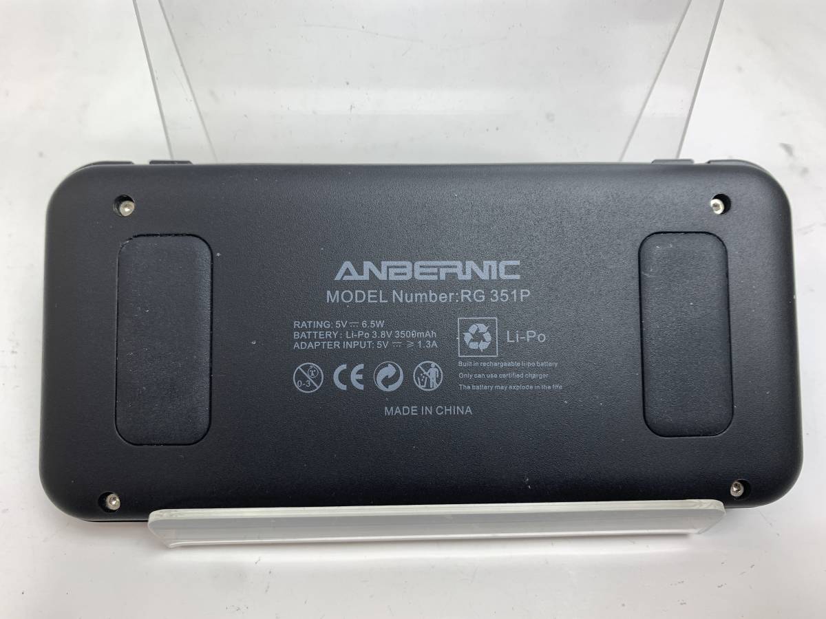 ジャンク ANBERNIC RG 351P ブラック 充電不可 携帯型ゲーム機 4-19_画像3