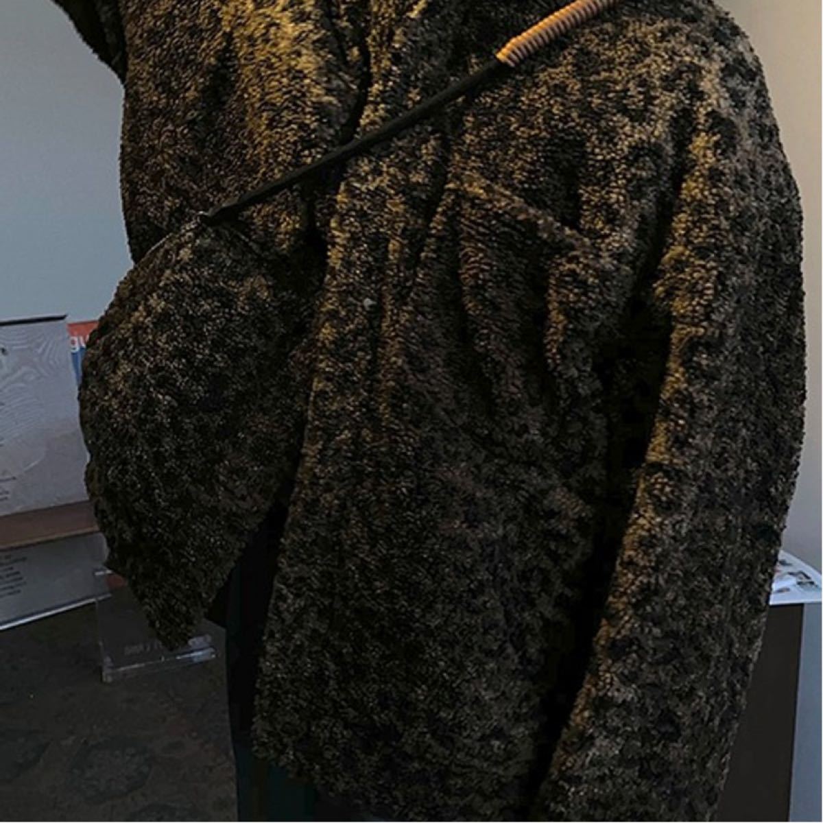 正規代理店 【M.P Studios】 NZY0957 jacket denim boa fake leopard 自民党 リバーシブル ボアデニムジャケット studios m.p Gジャン/デニムジャケット