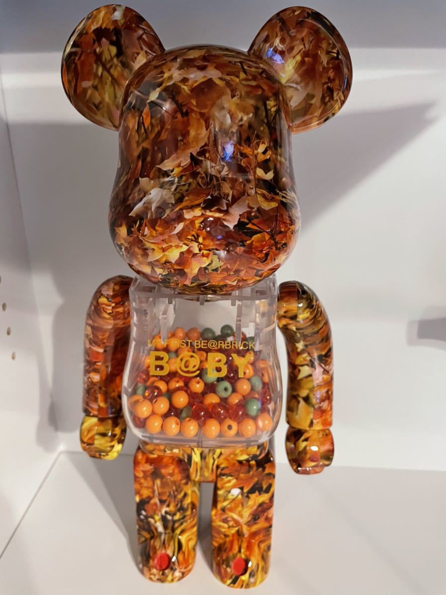 MY FIRST BE@RBRICK B@BY 400% 千秋 Autumn Leaves Ver. 28CM ベア 
