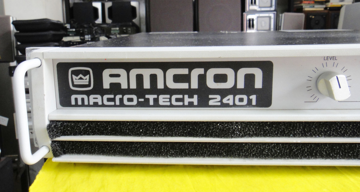 Amcron/パワー・アンプ『MACRO-TECH 2401』a | monsterdog.com.br