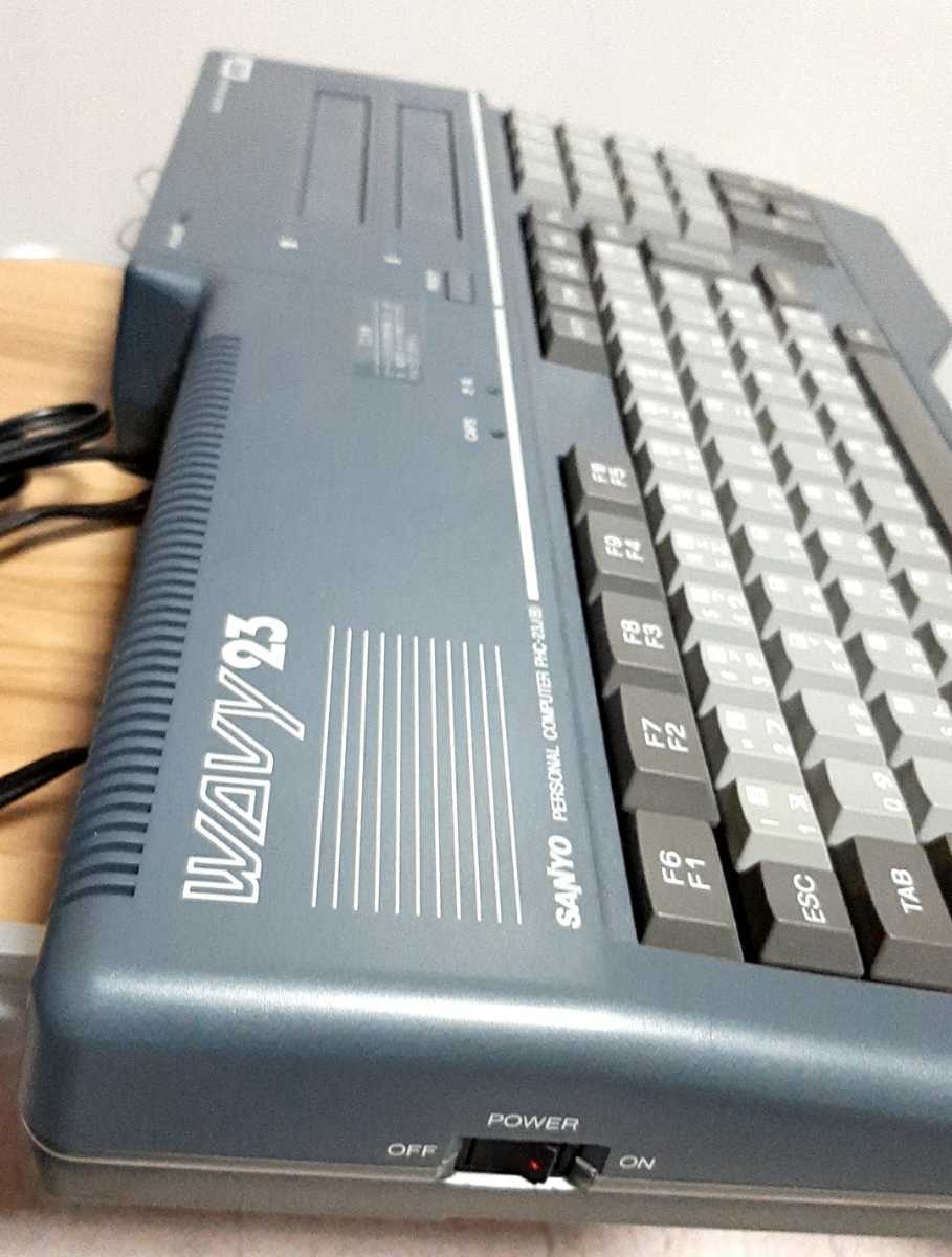 ジャンク　SANYO 三洋　MSX2 WAVY23 PHC-23J(B) 旧型PC _画像5