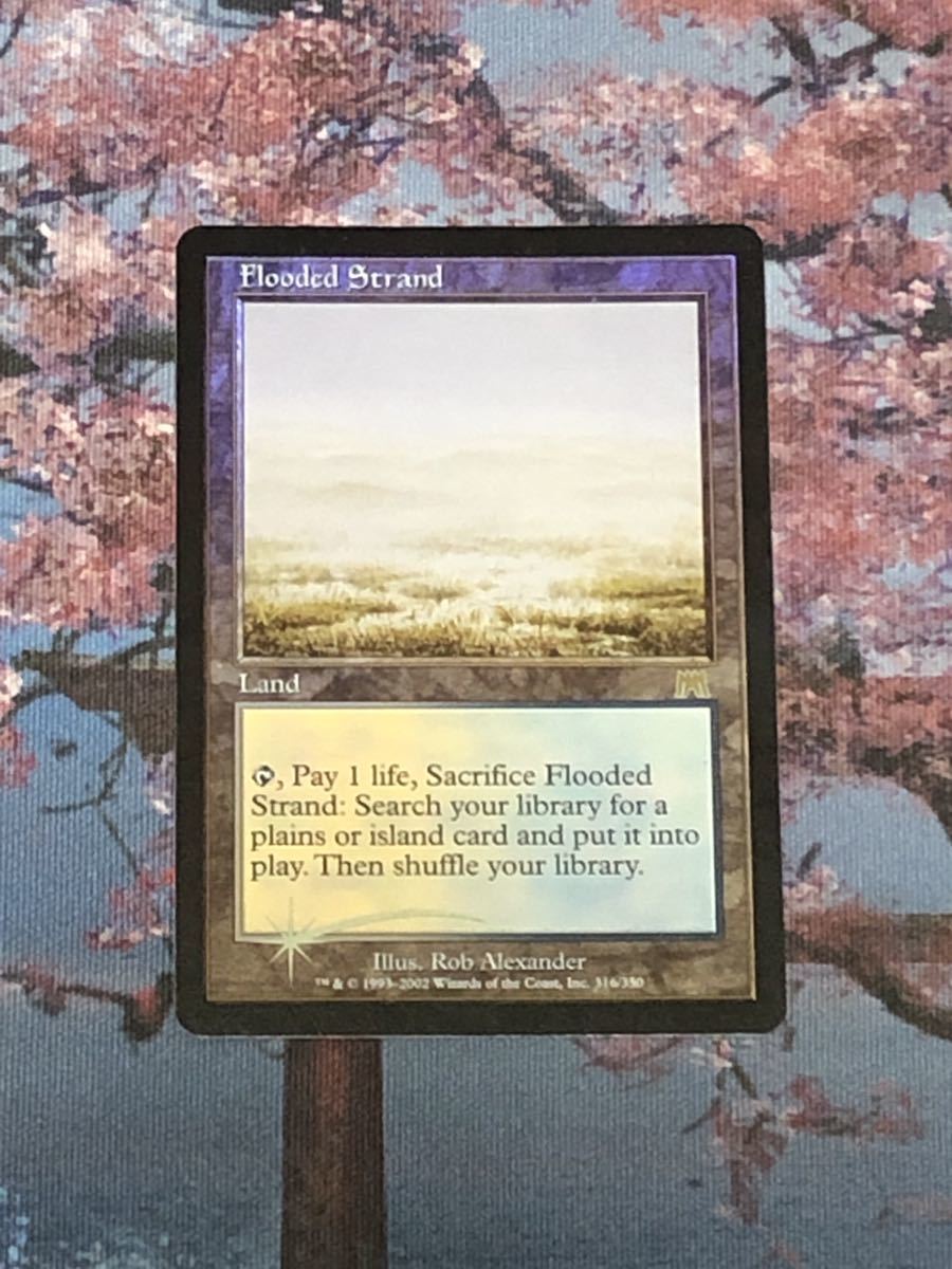 [MTG][英語FOIL] 溢れかえる岸辺/Flooded Strand [ONS]_画像1