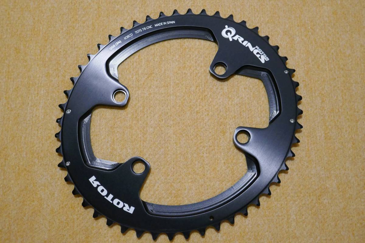 ROTOR Q-RINGS SHIMANO R9100 R8000 R7000 4ARM 50-34T ローター ROTOR Q-RINGS SHIMANO R9100 R8000 R7000 4ARM 50-34T ローター