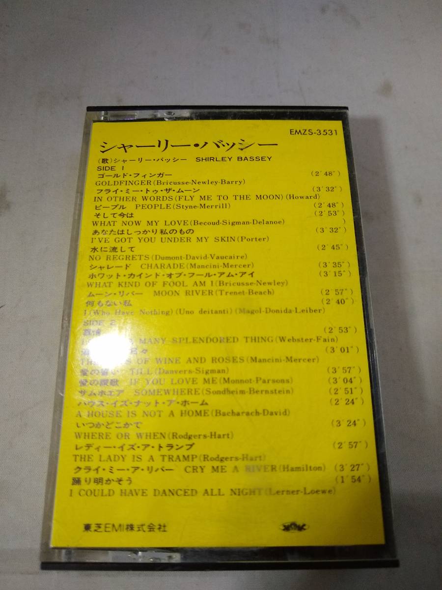 T0246 cassette tape car - Lee *basi-SHIRLEY BASSEY