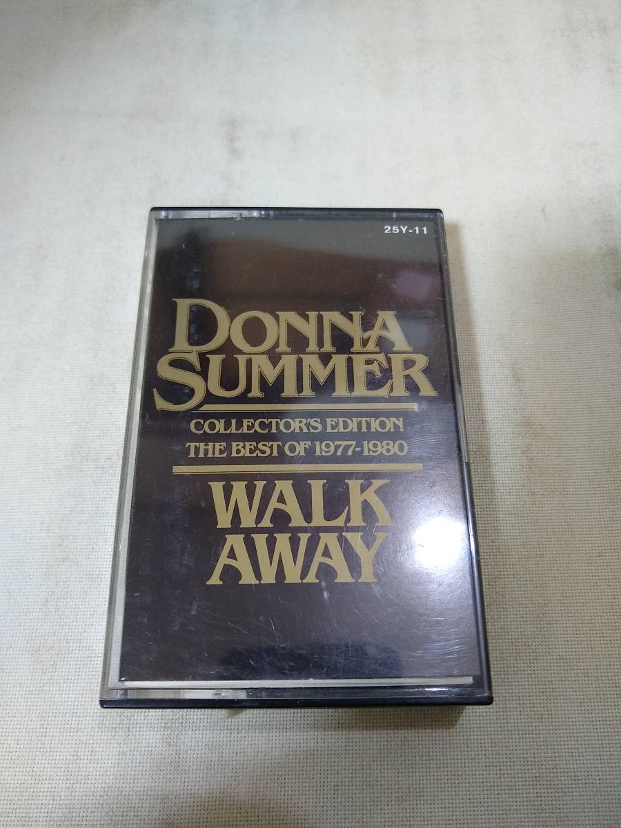 T0331 カセットテープ DONNA SUMMER ドナサマー /WALK AWAY : COLLECTOR’S EDITION - THE BEST OF 1977-1980 ベスト・オブ 日本国内版の画像1