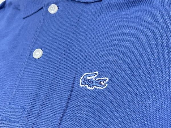 期間限定値下げ 130cm キッズ 【 クリックポスト可 】 US 古着 アメリカ LACOSTE ラコステ ポロシャツ 長袖 / MADE IN JAPAN / 管理R3 (24)_画像3