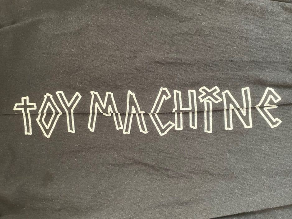 【スケート】TOY MACHINE トイマシーン ロンT 長袖Tシャツ 黒S_袖プリント