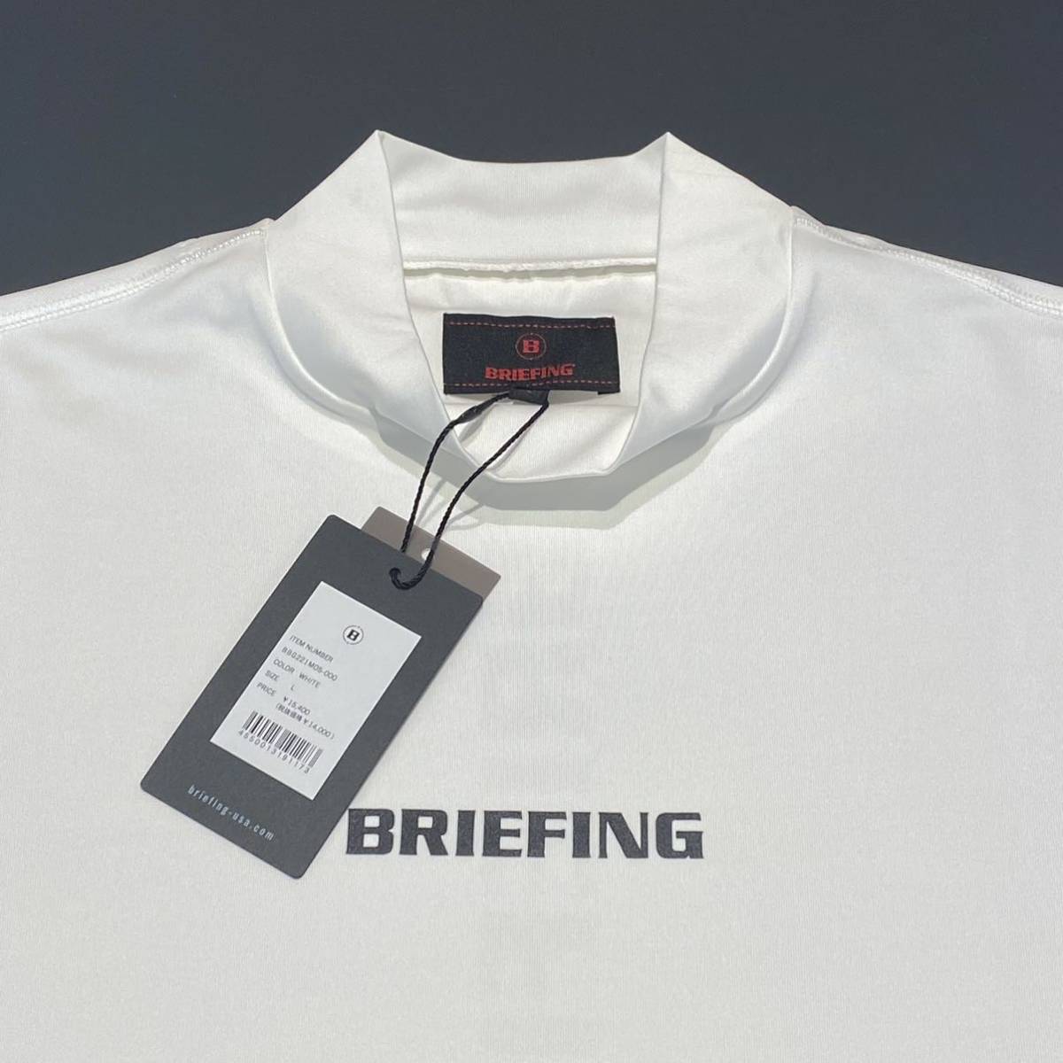 ☆新品☆ BRIEFING GOLF ブリーフィング ゴルフ TOUR HIGH NECK WHITE