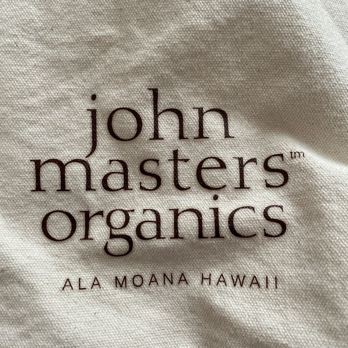John masterorganic ジョンマスターオーガニック　コットンバッグ　ハワイ限定