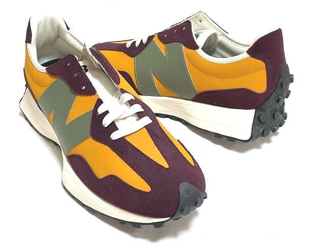 未使用 セールスマンサンプル品 ニューバランス new balance MS327LY1 オレンジ/レッド サイズ27.0 [t-0076]