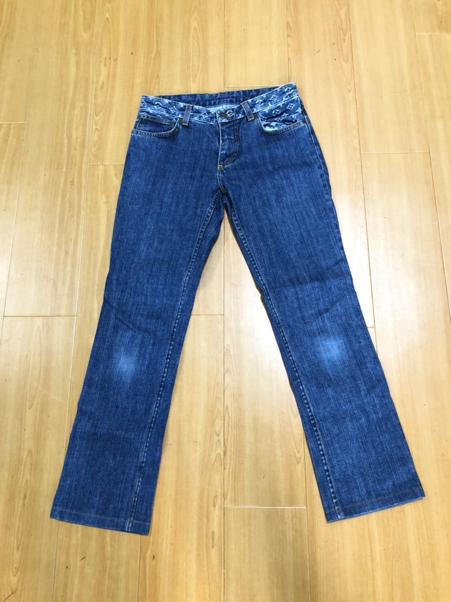 ○LOUIS VUITTON ルイヴィトン○ デニムパンツ LV モノグラム ○LOUIS VUITTON ルイヴィトン○ デニムパンツ LV モノグラム