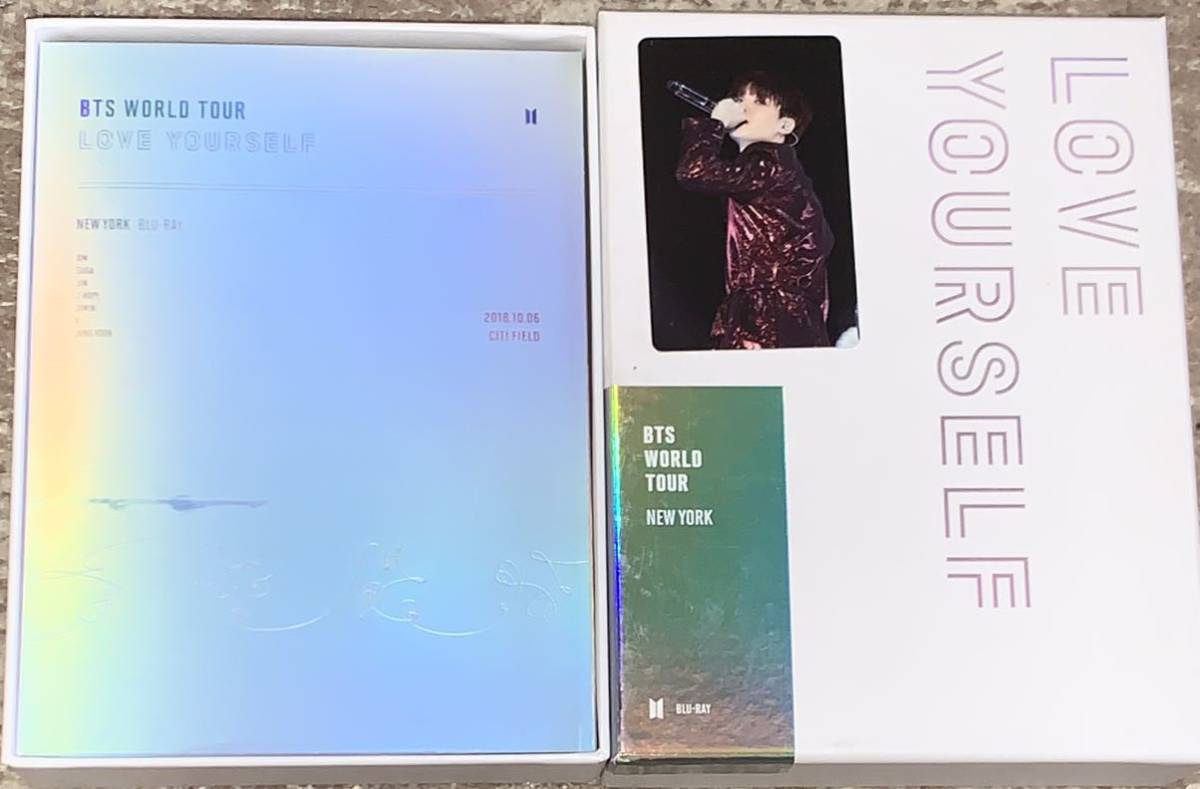 シュガ トレカ付属 BTS Blu-ray WORLD TOUR LOVE YOURSELF NEW YORK