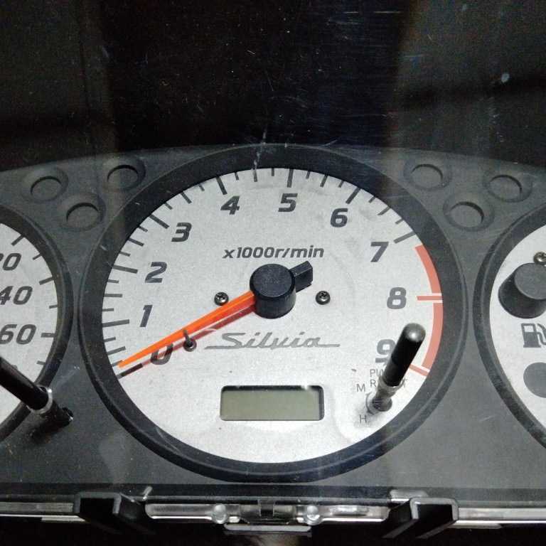 シルビア S15 オリジナル スピードメーター ホワイトメーター SILVIA