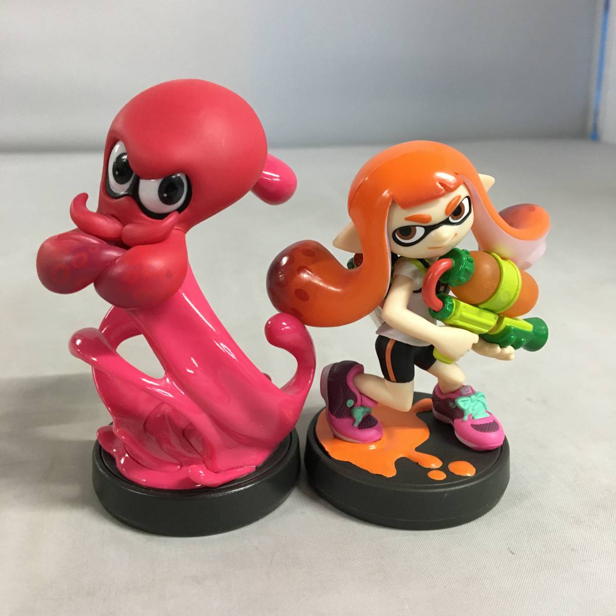 □amiibo アミーボ タコ ガール オレンジ 2体セット スプラトゥーン