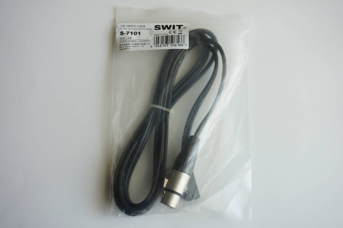 ★SWIT★S-7101★D-tap to XLR 4Pinメスケーブル★2ｍ★_画像3