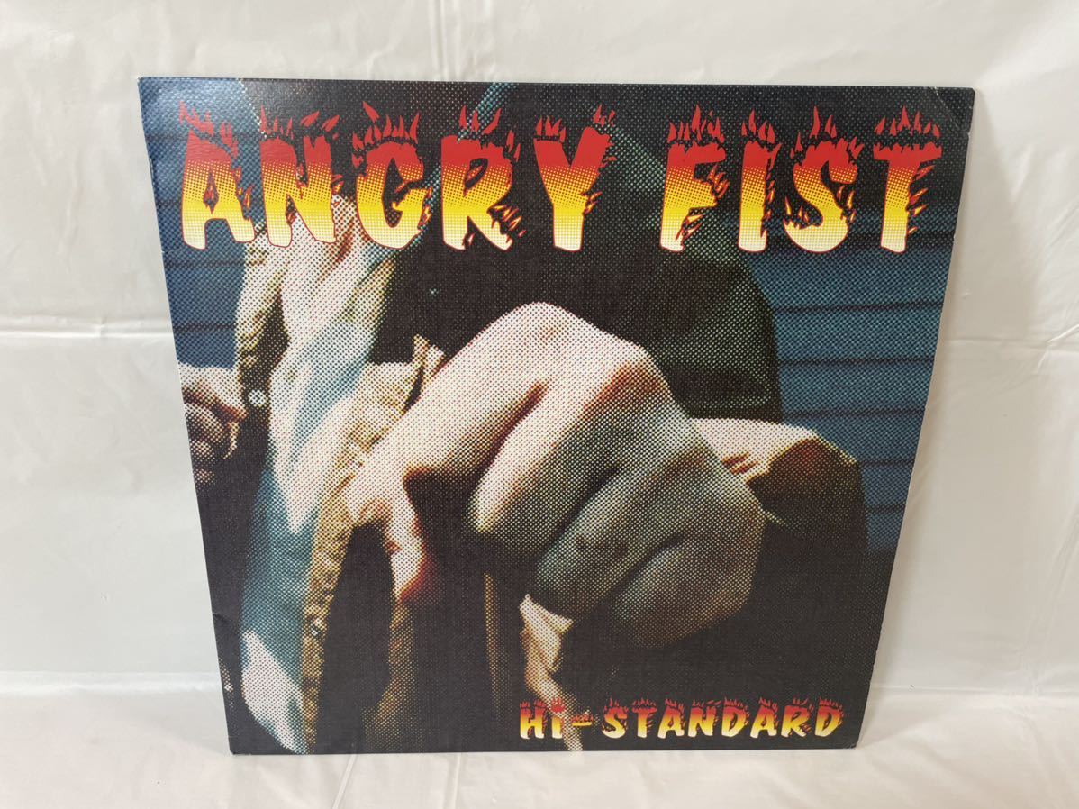 *S310* LP record Hi-STANDARD high standard is chair taANGRY FIST PIZZA OF DEATH POD-009