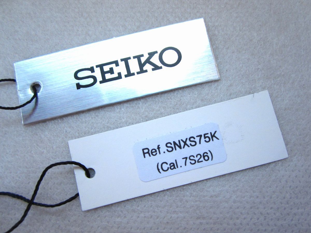 SEIKO5 SNXS75K 36mm／グレー レザーベルト仕様 セイコー5(海外モデル 