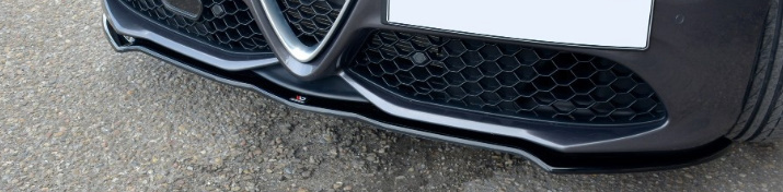  передний спойлер "губа" Alpha Romeo Giulia 15-21 легкий . долговечность. есть ABS материалы.! спортивный . one разряд украшать!