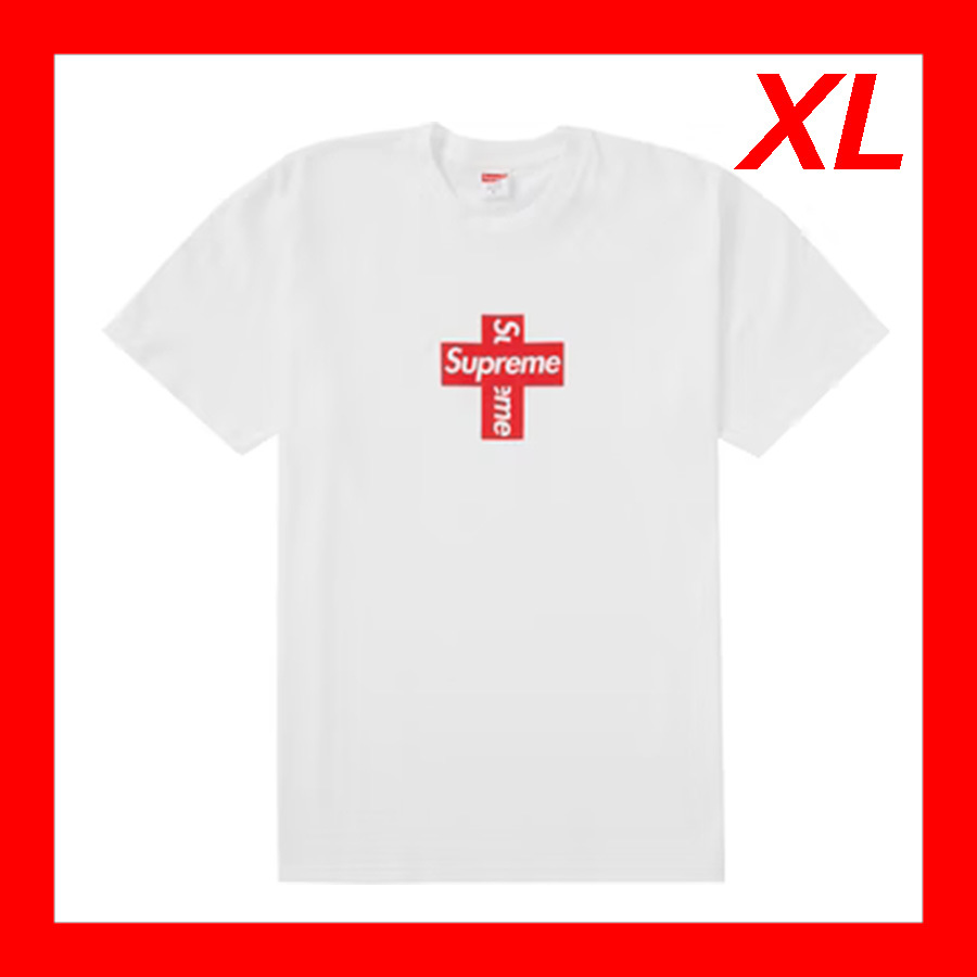 ☆新品☆Supreme Cross Box Logo Tee White XL シュプリーム×クロス