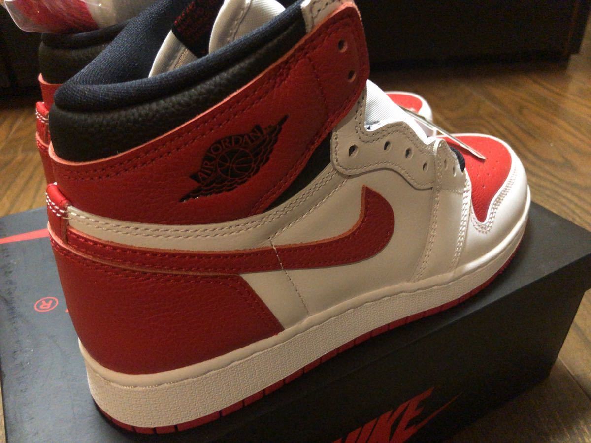 Nike Air Jordan 1 Retro High OG GS Heritage US6Y 24cm 国内正規店購入 新品未使用 ナイキ エアジョーダン1 レトロ ハイ OG ヘリテージ 【即発送可能】 1 ジョーダン エア 新品 レトロ 24cm GS OG HIGH スニーカー