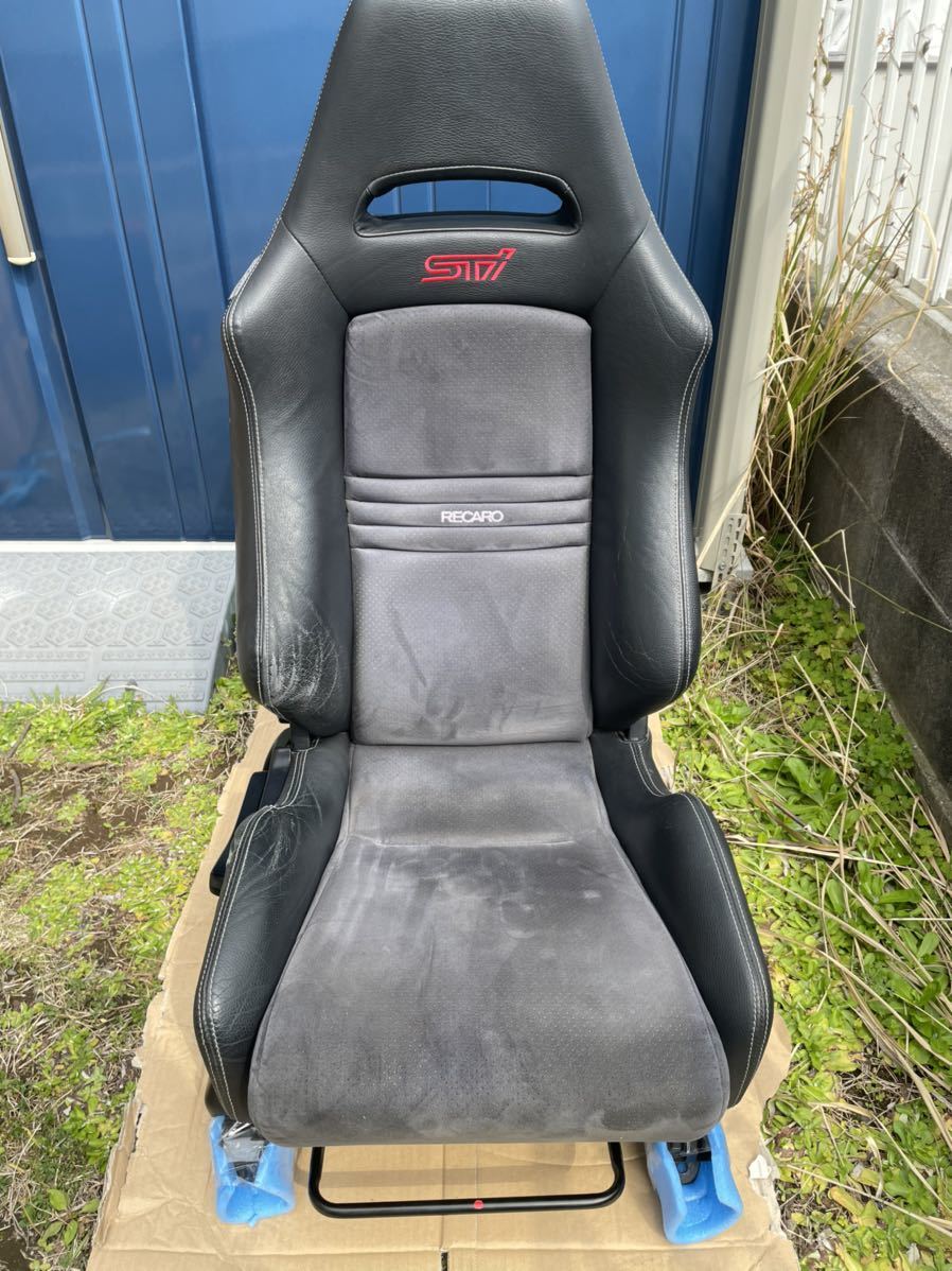 希少品!STI純正オプションレカロ 運転席 GRB GRF GVB GVF など WRX