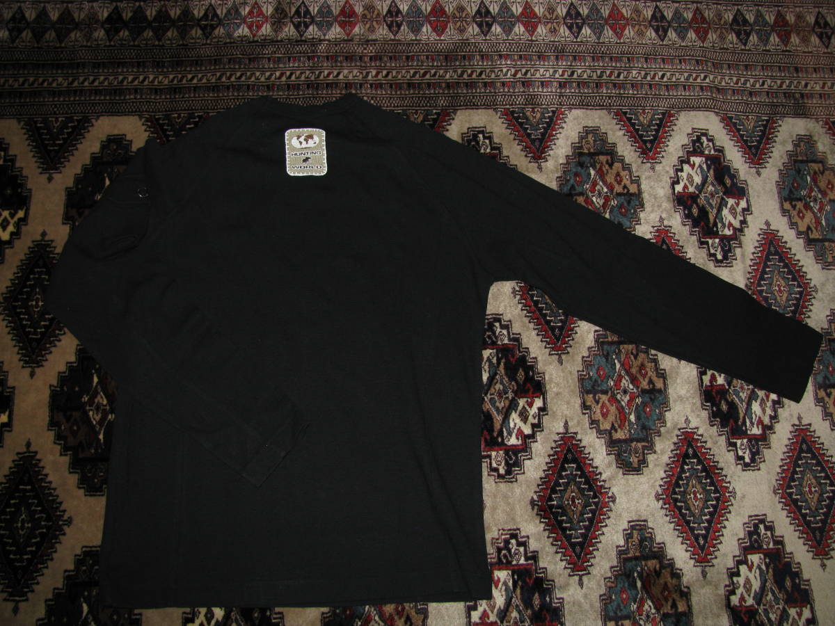  Hunting World thick long sleeve T shirt used beautiful goods 