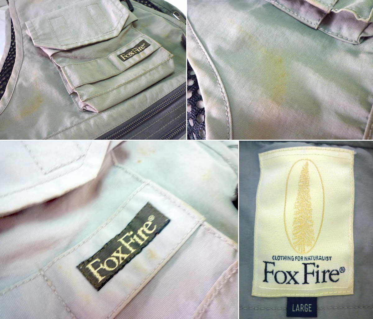 FoxFire フォックスファイヤー フィッシング メッシュ ベスト Lサイズ FISHING ティムコ TIEMCO 渓流 軽量 お買得 注目 必見