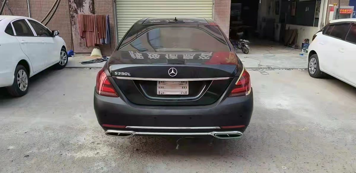  Benz w221 for W222 maybach latter term look specification front bumper head light rear bumper full set 