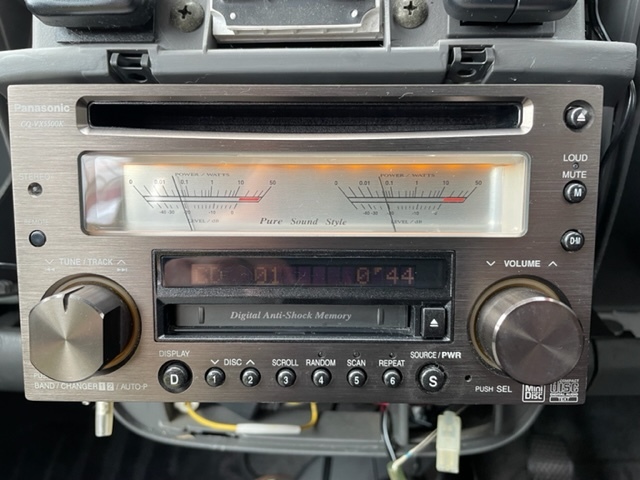 パナソニック Panasonic CQ-VX5500KD 希少なブラック 綺麗 パナソニック Panasonic CQ-VX5500KD 希少なブラック 綺麗