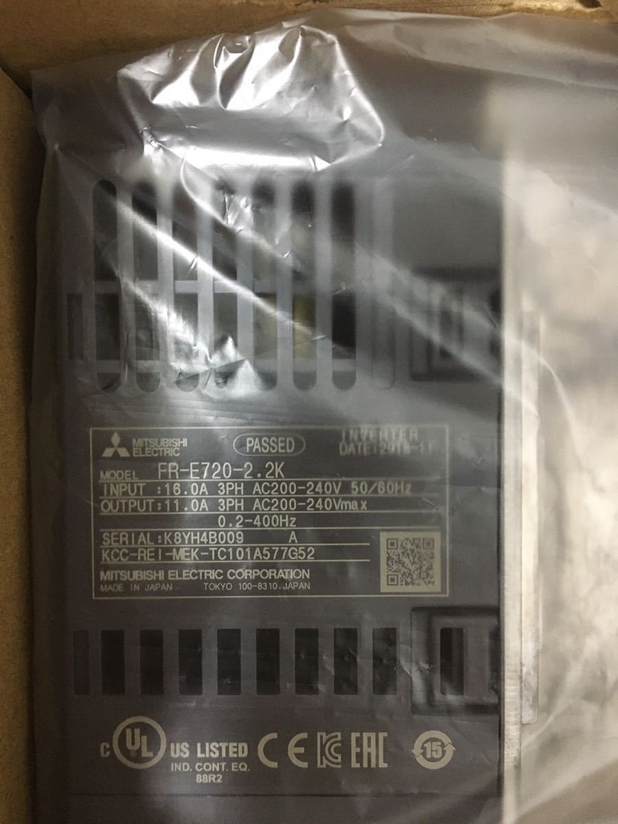 新品未使用MITSUBISHI 三菱 FR-E720-2.2k FREQROL-E700 インバータ