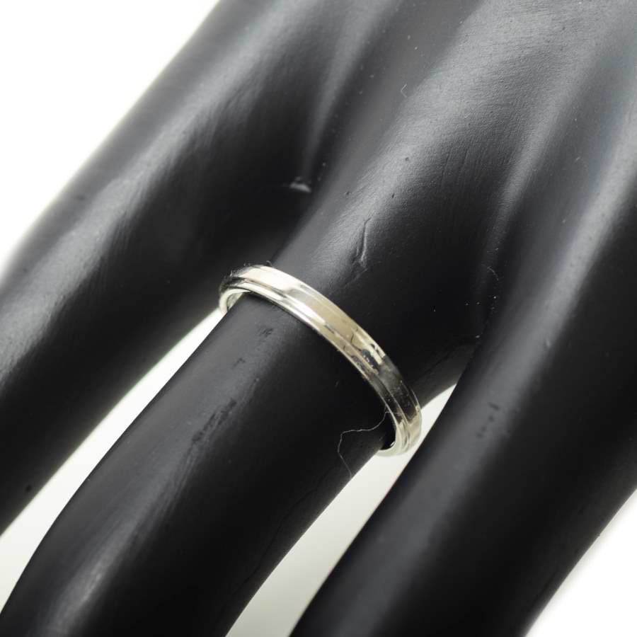 827 Cartier カルティエ 新品仕上げ PT950 ダムール ペアリング 2点