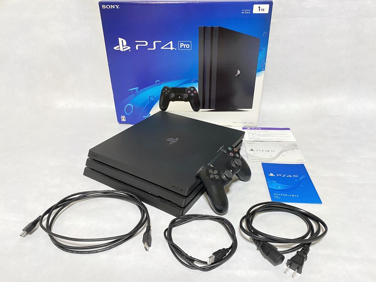 SONY ソニー PlayStation 4 Pro PS4 CUH-7000BB01 ジェットブラック ...