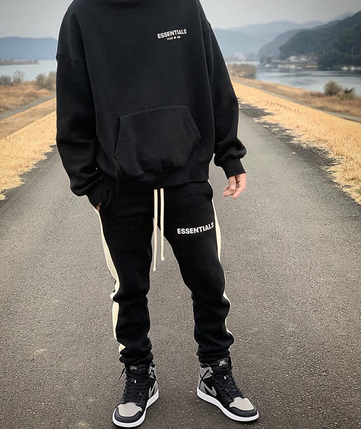 通常在庫品 FOG Fear of god essentials スウェットパンツ L - 通販