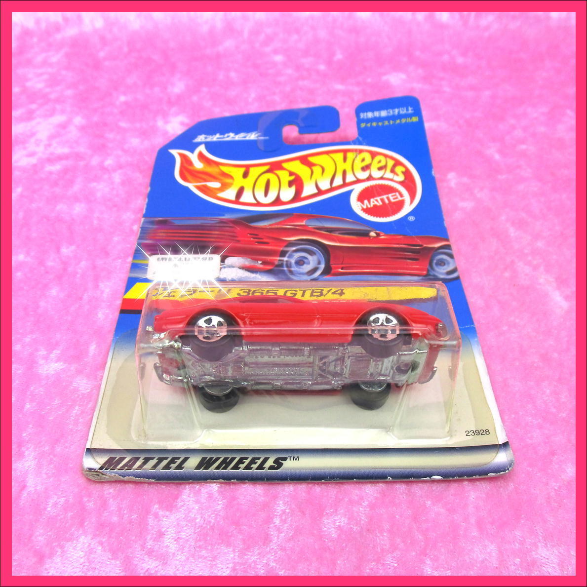 HotWheels ホットウィール ★フェラーリ 365 GTB/4 ／ダイキャストメタル ミニカー／レッド／美品_画像5